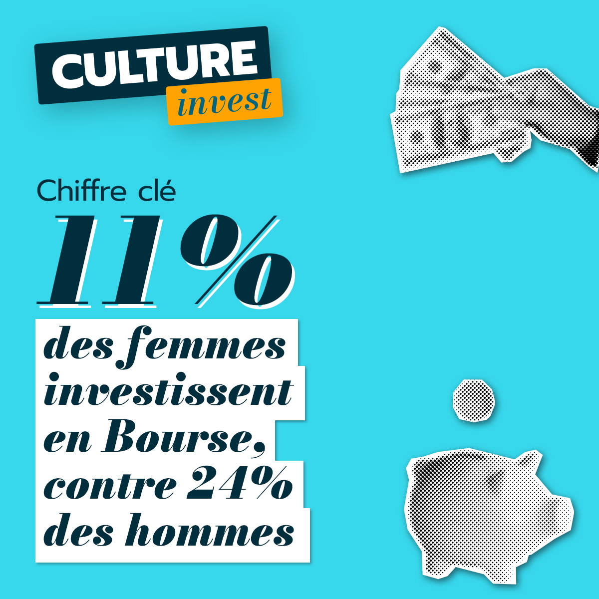 11 % des femmes investissent en Bourse… contre 24 % des hommes