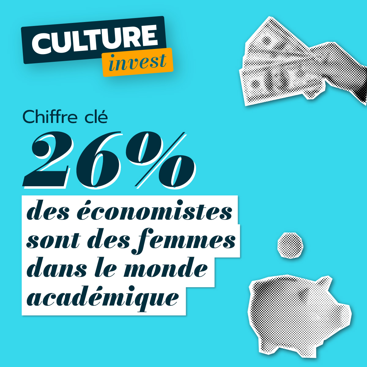 26 % des économistes sont des femmes dans le monde académique
